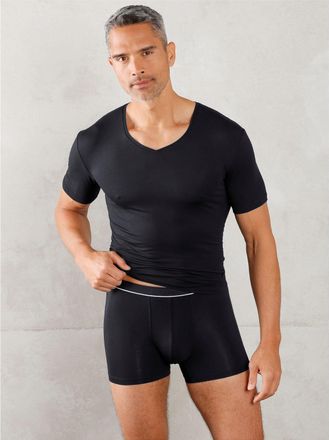 Ceceba Panty CECEBA, Herren, Gr. 10, 2 Stk., schwarz, 91% Viskose, 9% Elasthan, Unterhosen Panty