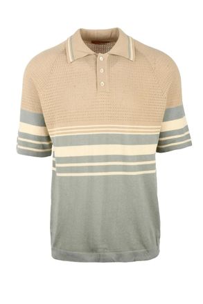 Daniele Fiesoli Knit Polo Shirt - Beige