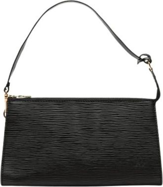 Louis Vuitton Pre-owned Shoulder Bags, female, Black, Size: ONE SIZE Pre-owned Vintage Shoulder Bag