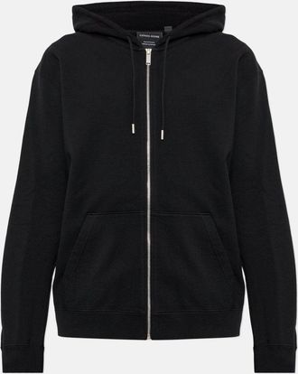 Canada Goose LOON FULL ZIP HOODED TOP Size: XL, colour: BLACK