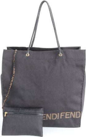 Fendi Black Handbag Tote Bag (Pre-Owned)