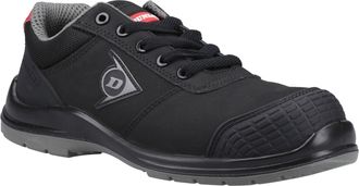 Dunlop First One Adv-Evo Low Nubuck Mens Black/Red Safety Trainers - Size UK 11