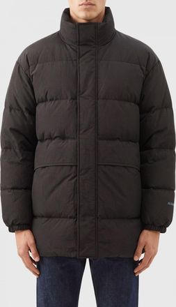 Jil Sander Piumino in nylon trapuntato con collo alto e tasche applicate