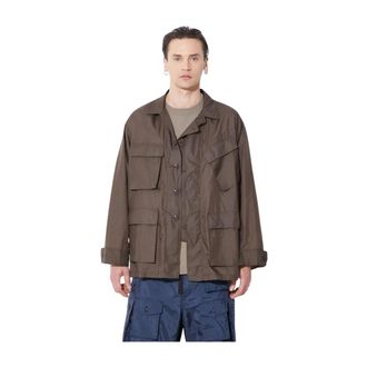 Engineered Garments Heren, Jassen, Groen, Maat: M