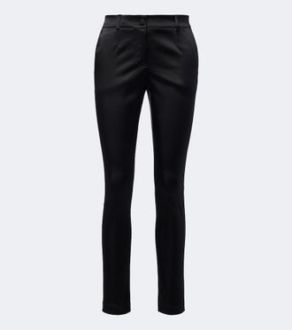 Dolce & Gabbana Satin slim pants