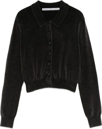 Alexander Wang Luxe katoenmix stijlvolle trui - Dames - Vesten - Zwart - M - Katoen - Truien & Vesten
