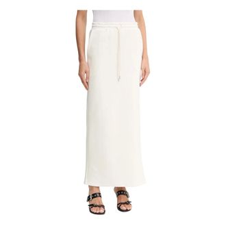 Gestuz Dames, Rokken, Beige, Maat: XL Katoen