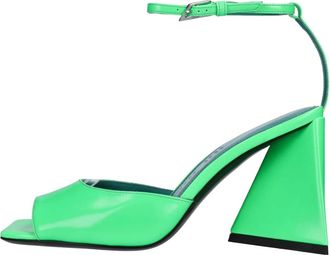 The Attico Schoenen, Dames, Groen, 36 EU, Leer, Sandalen