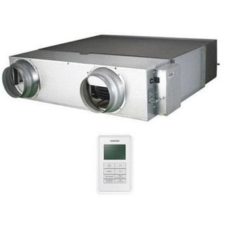 Samsung Recuperatore di calore ERV Samsung portata daria 800mc/h AN080JSKLKN/EU con comando MWR-VH12N