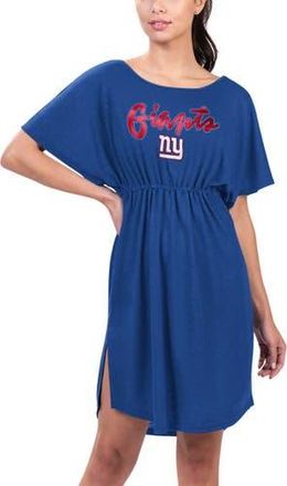 G-III 4Her by Carl Banks Womens G-III 4Her by Carl Banks Royal New York Giants Versus Swim Cover-Up at Nordstrom, Size X-Large