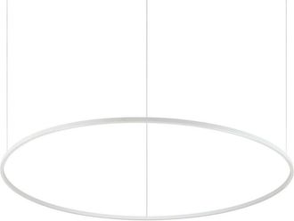 Ideal Lux Ideal Lux ORACLE Slim DALI Dimmable Round 150cm Integrated LED Pendant Ceiling Light White, 3000K