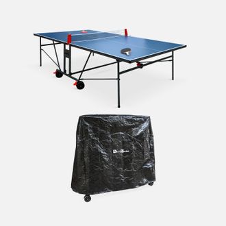 Sweeek Tavolo Da Ping Pong Per Interni 274cm Con 2 Racchette E 3 Palline + Custodia In Pvc