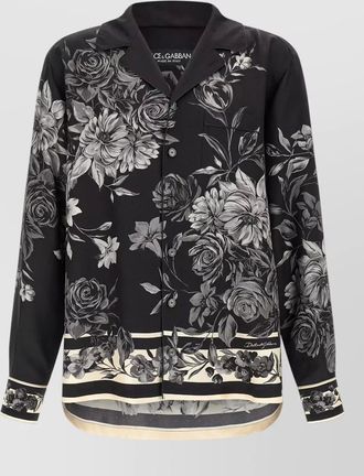 Dolce & Gabbana silk printed shirt