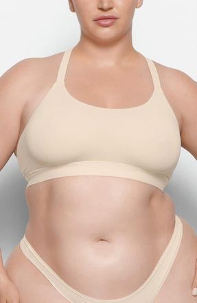 SKIMS Fits Everybody Racerback Bralette in Sand at Nordstrom, Size Xx-Small Regular