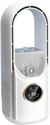 OEM Ventilador De Escritorio Sin Aspas De 6 Velocidades, Ventilador De Refrigeraci&oacute;n Sin Ventilador Para Oficina, Port&aacute;til, Silencioso, Humidificador, Air