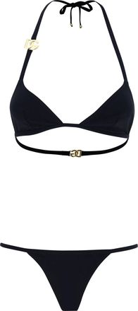 Dolce & Gabbana Womens Swimsuit Black Nylon Swimwear Sea Clothing