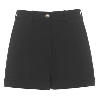 Elisabetta Franchi Mujer, Pantalones cortos, Negro, Talla: M