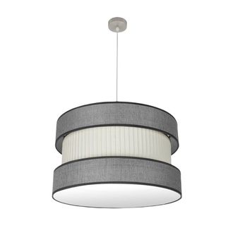 Fabrilamp Colgante Bicolor Modelo Home 3luces Niquel Regulable Fabrilamp