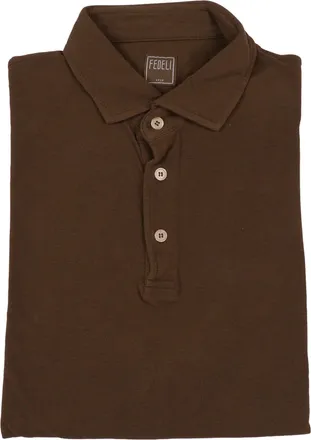 Fedeli Short Sleeve Knitted Polo Shirt