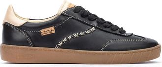 Pikolinos Schoenen, Dames, Zwart, 38 EU, Zwarte damessneaker - Lanzarote-stijl