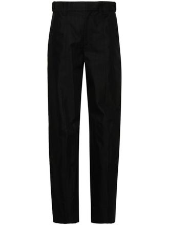 Alexander Wang striped tapered trousers - women - Viscose/Cotton/Polyamide - 0 - Black