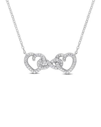 Rina Limor Silver 0.05 Ct. Tw. Diamond Pendant