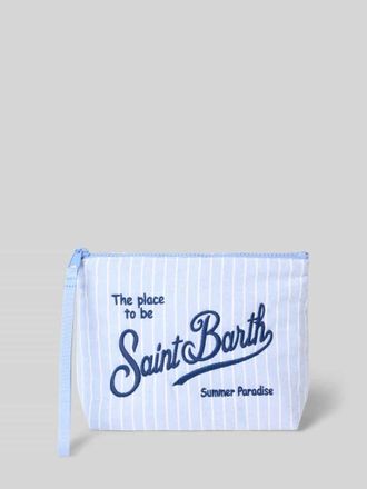 MC2 Saint Barth Tasche mit Logo-Stitching Modell Aline in Marine, Gr&ouml;&szlig;e 1
