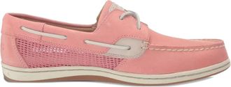 Sperry Top-Sider Koifish mesh-panel boat shoes - women - Rubber/Leather/Leather/Mesh - 3.5 - Pink