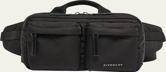 Givenchy Mens Essential U Nylon Belt Bag