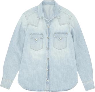 Fortela Ntex Texan Denim Shirt - Heren - Spijkeroverhemden - Blauw - M - Denim - Overhemden