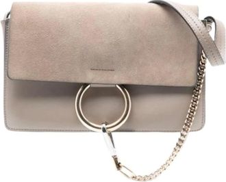 Chlo&eacute; Pre-owned Cross Body Bags, female, Brown, Size: ONE SIZE Pre-owned The Faye Crossbody