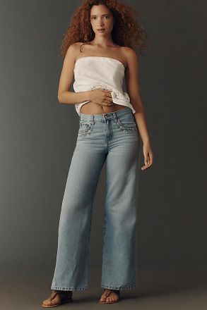 &Eacute;tica Romi Mid-Rise Wide-Leg Jeans