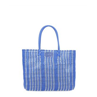 Msgm Tote Bags, female, Blue, Size: ONE SIZE Borsa
