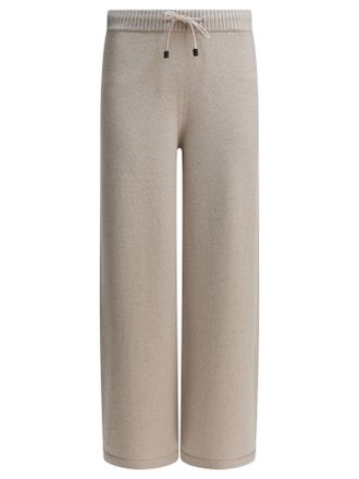 Drumohr Womens Beige Cashmere Trousers - Tan - Size X-Small