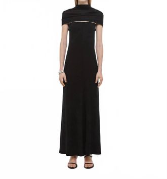 Helmut Lang Sash Maxi Dress In Black