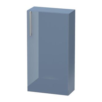Duravit Gabinete De Media Altura Duravit Vero, 1155, Bisagra De La Puerta Derecha, 500mm, Color (frente/cuerpo): Laca De Alto Brillo Stone Blue - Ve1155r4747
