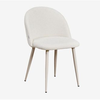 Sklum Pack De 2 Sillas De Comedor En Tela Boucl&eacute; Kana Deluxe Sklum