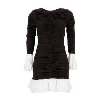 Rotate Rotate Birger Christensen, Dames, Jurken, Bruin, Maat: XS