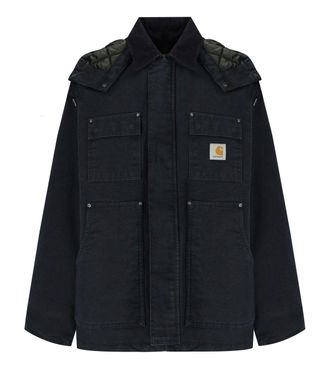 Carhartt Work in Progress GIUBBOTTO CON CAPPUCCIO AMBEL BLU CARHARTT WIP