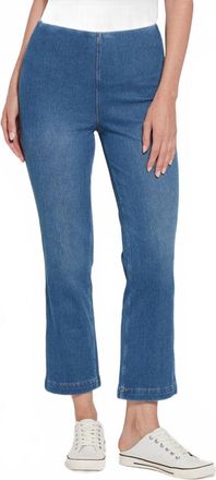 Lyss&eacute; Womens Baby Bootcut Jeans In Midwash