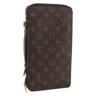 Louis Vuitton Pre-owned Clutches, female, Brown, Size: ONE SIZE Pre-owned Monogram Travel Case
