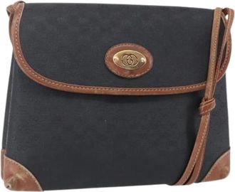 Gucci Pre-owned Cross Body Bags, female, Black, Size: ONE SIZE Pre-owned Plastic Cross Body Bag