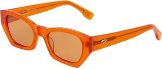 Retro Superfuture Amata Estate Mandarino - unisex - Zonnebrillen - Oranje - 54 MM - Accessoires