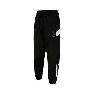 adidas (WMNS) adidas UST Woven Pants Asia Sizing Black White HM5280