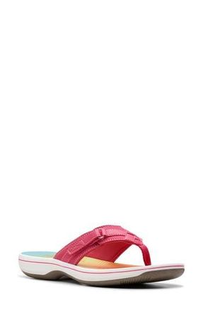 Clarks Breeze Sea Thong Sandal in Brt Pink Ombre at Nordstrom Rack, Size 10
