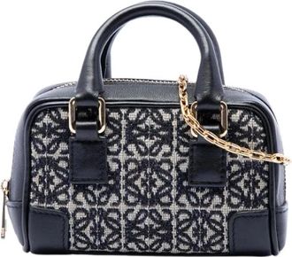 Loewe Pre-owned Nano Amazona - Dames - Vintage Mini Tas - Zwart - ONE Size - Leer - Vintage