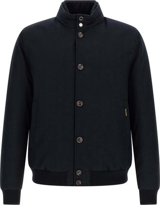 Moorer janos bomber jacket - acqua line