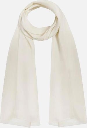 James Lakeland Womens Cashmere Scarf Cream - White - Size: O/S