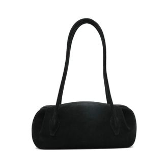 Yuzefi Tassen, Dames, Zwart, ONE Size, Leer, Shoulder Bag