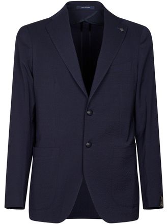 Tagliatore Tailored Two-Button Blazer with Notch Lapels